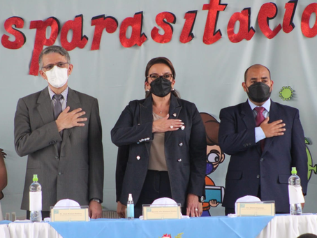 Presidenta Xiomara Castro, inaugura la Jornada Nacional de Vacunación y Desparasitación