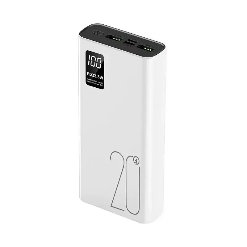 Miniatura: Carregador Portátil 20000mah grande capacidade power bank usb c 22.5w rápido por