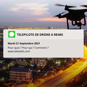 Télépilote de drone à Reims !