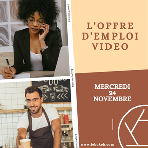 L'offre d'emploi vidéo