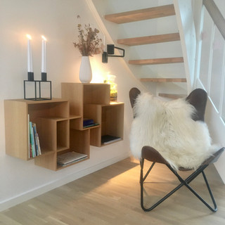 Indretning under trappe