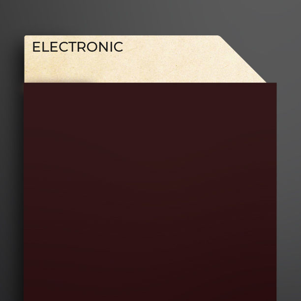 a 7-inch vinyl record divider with laser-engraved custom title displayed behind an album cover