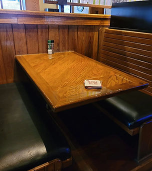 Outback Steakhouse Table Refinish