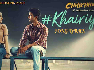 Khairiyat Lyrics in English - Chhichore - Arijit Singh
