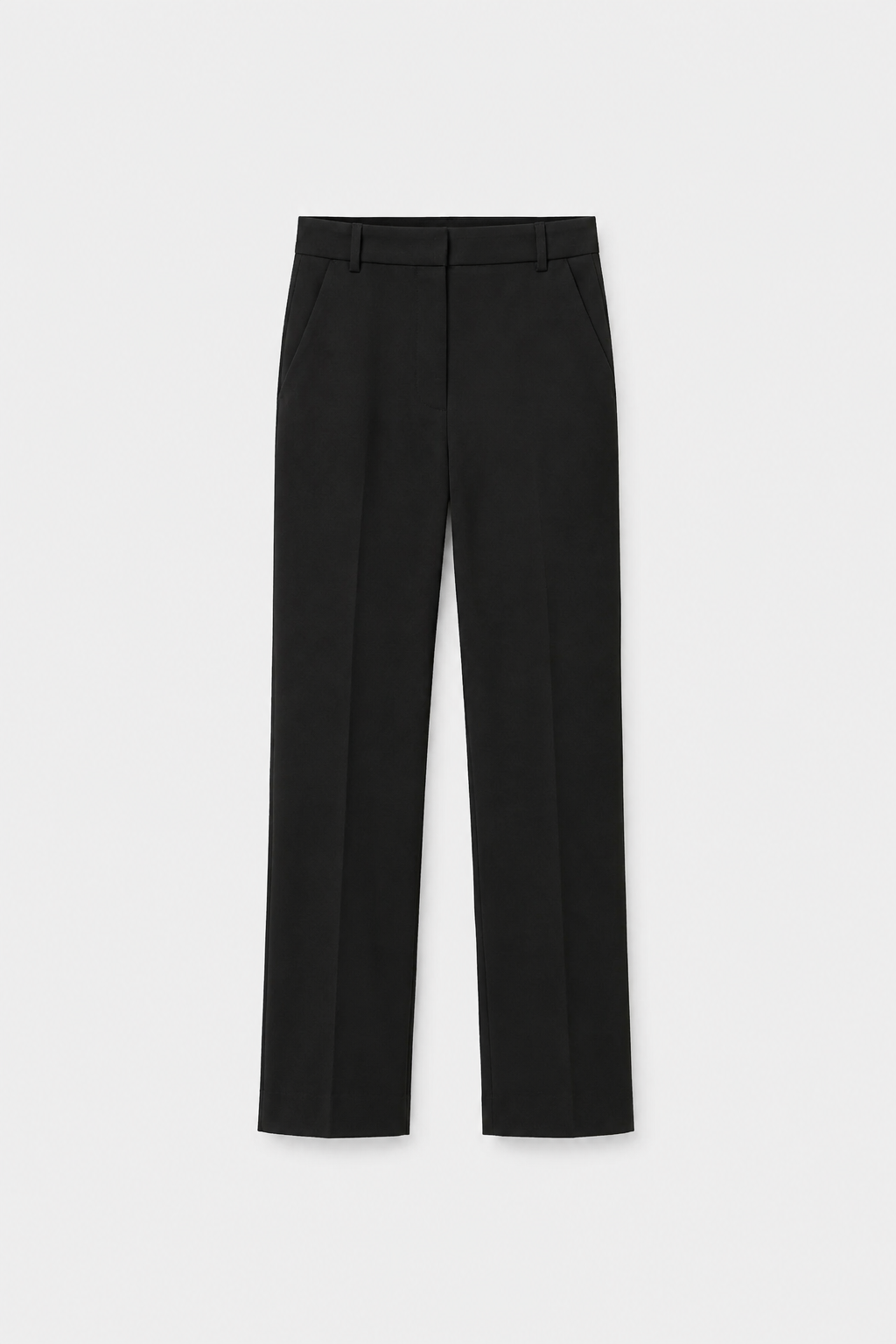 Calça Reta Bolso Faca - Preto | Andrea Marques