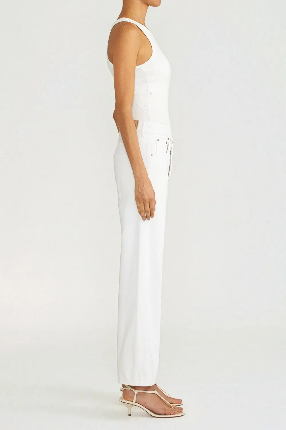 Calça Crossover - White Denim | L*Dnim