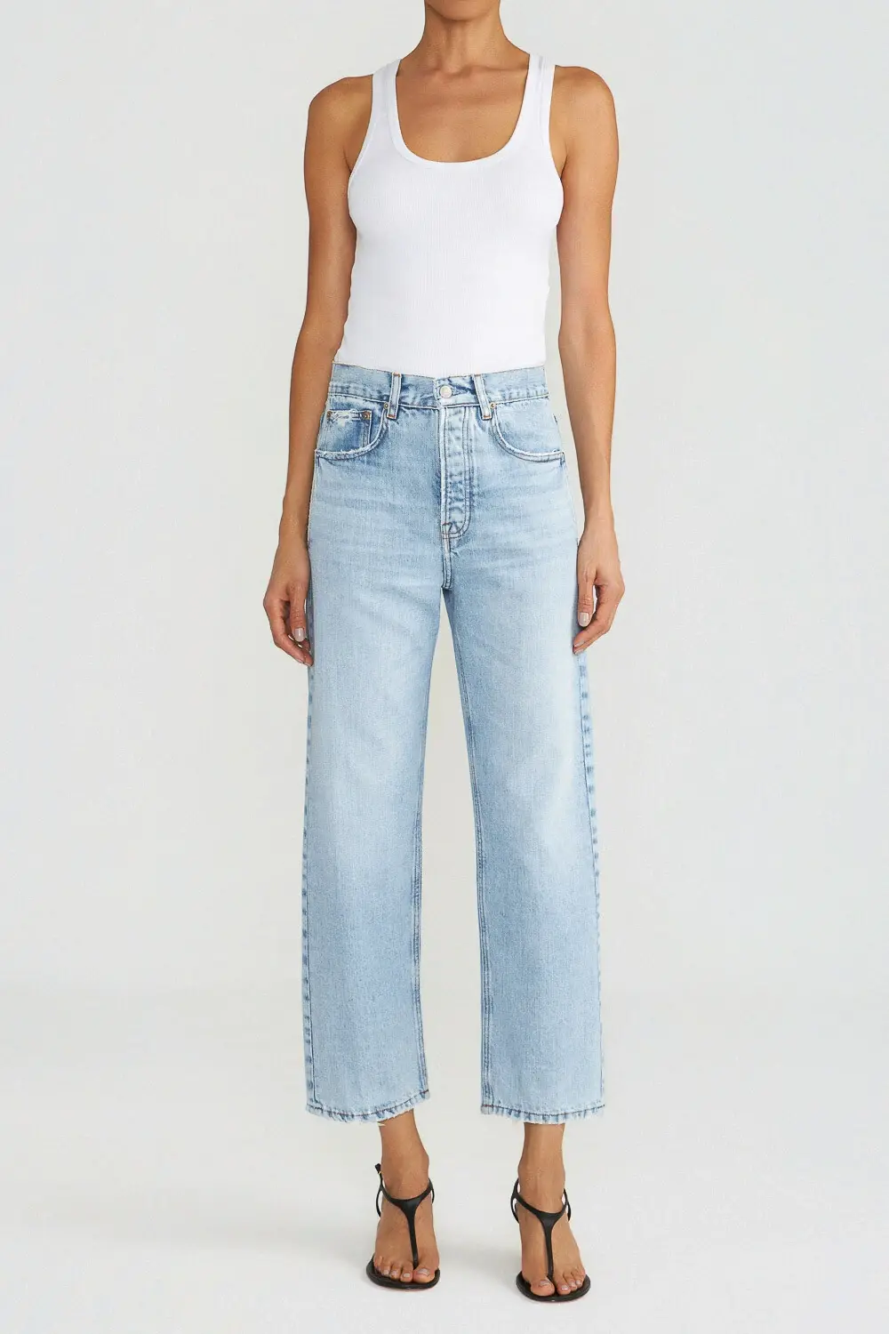 Calça Wide Leg Cropped - Jeans Vintage | L*Denim