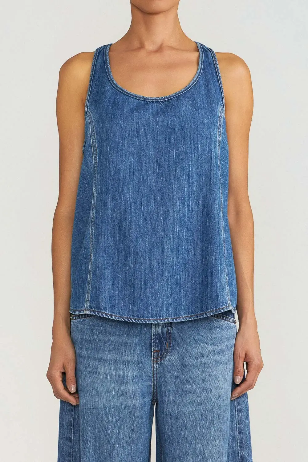 Regata Oversized - Jeans Médio | L*Denim