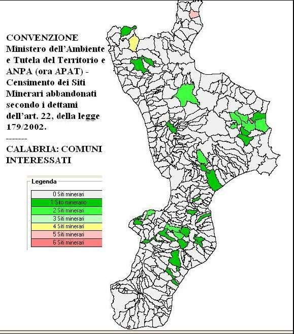 I Minerali e le miniere della Calabria