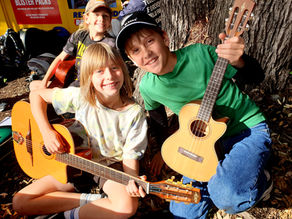 Strumming The Stress Away: How Music Projects Make Kids and Adults Happier