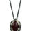 Thumbnail: Snakeskin Shield Necklace Red