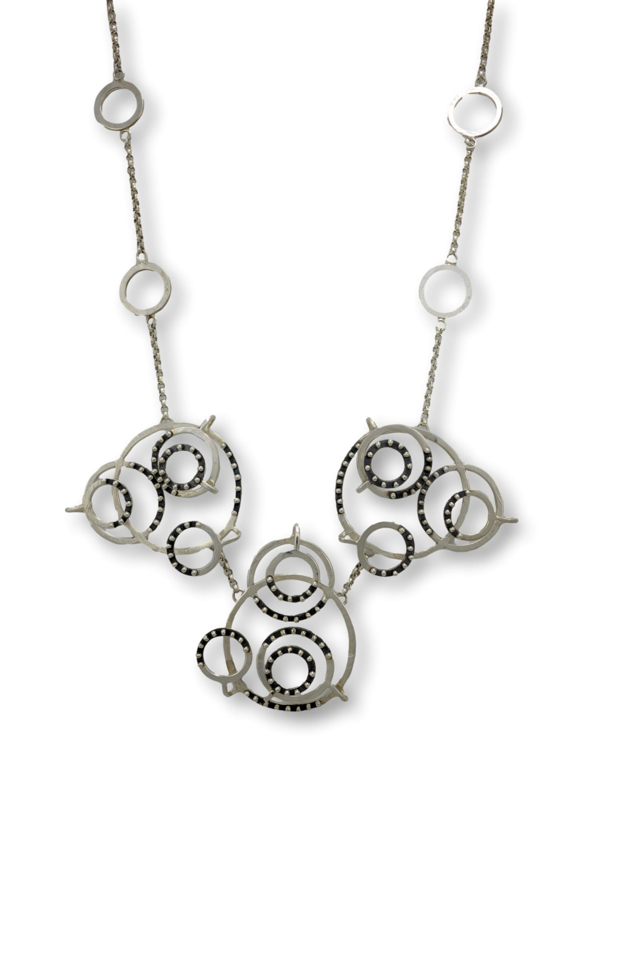 Orbits Necklace with Granulation