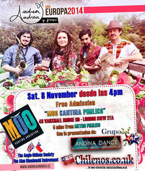 Andrea Andreu and her Group – Europe 2014