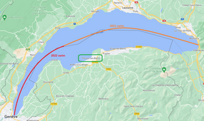 He nailed it . Lake Geneva in the bag