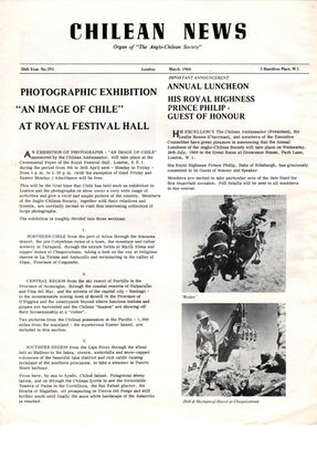 Year 26 - Chilean News 293, March 1968