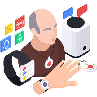 medical alert wearables to improve senior safety image
