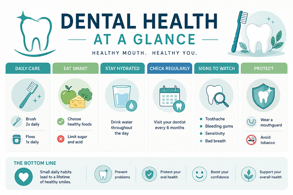 dental health hub infographic