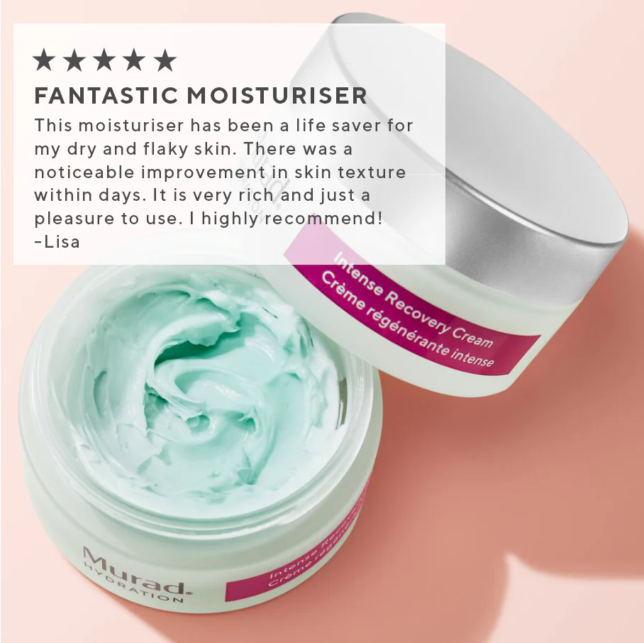 Murad Intense Recovery Cream - Recommended skincare for microneedling recovery — Murad post-treatment routine