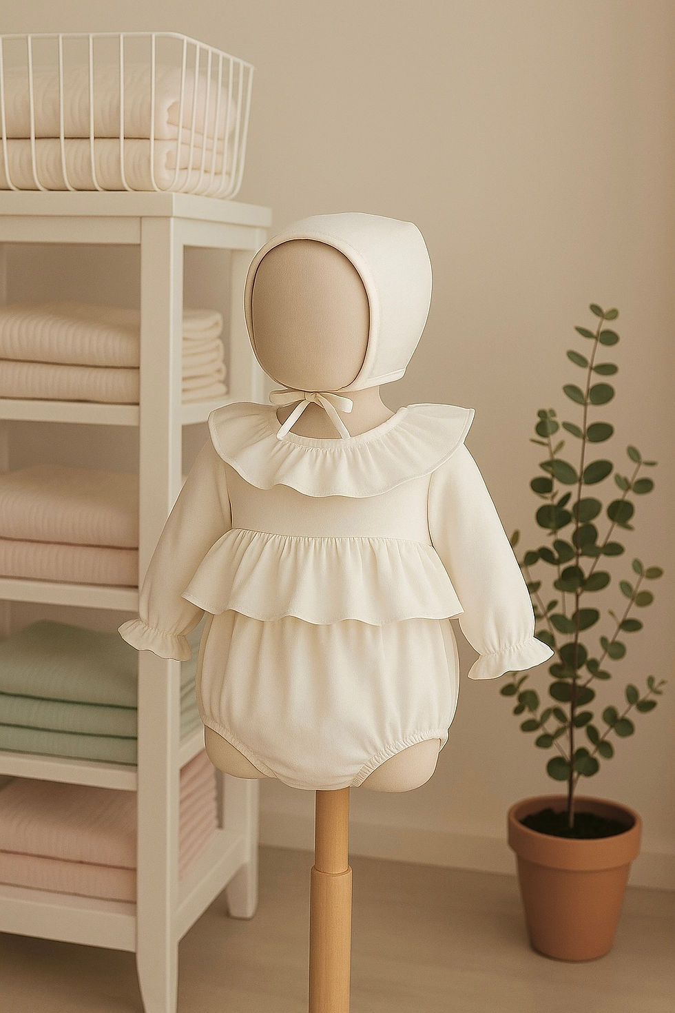 Camisa continuada volantes