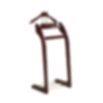 Thumbnail: Clothes Valet Stands Personal Suit Stand  "The Manager" - Dark Walnut