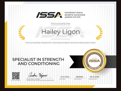 Strength and Conditioning