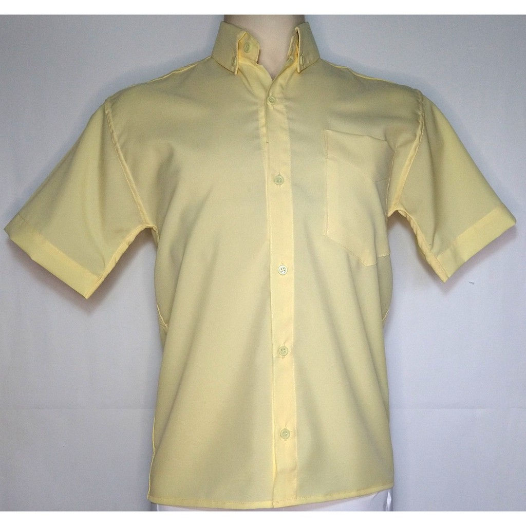 Camisa Social Amarela - Manga Curta