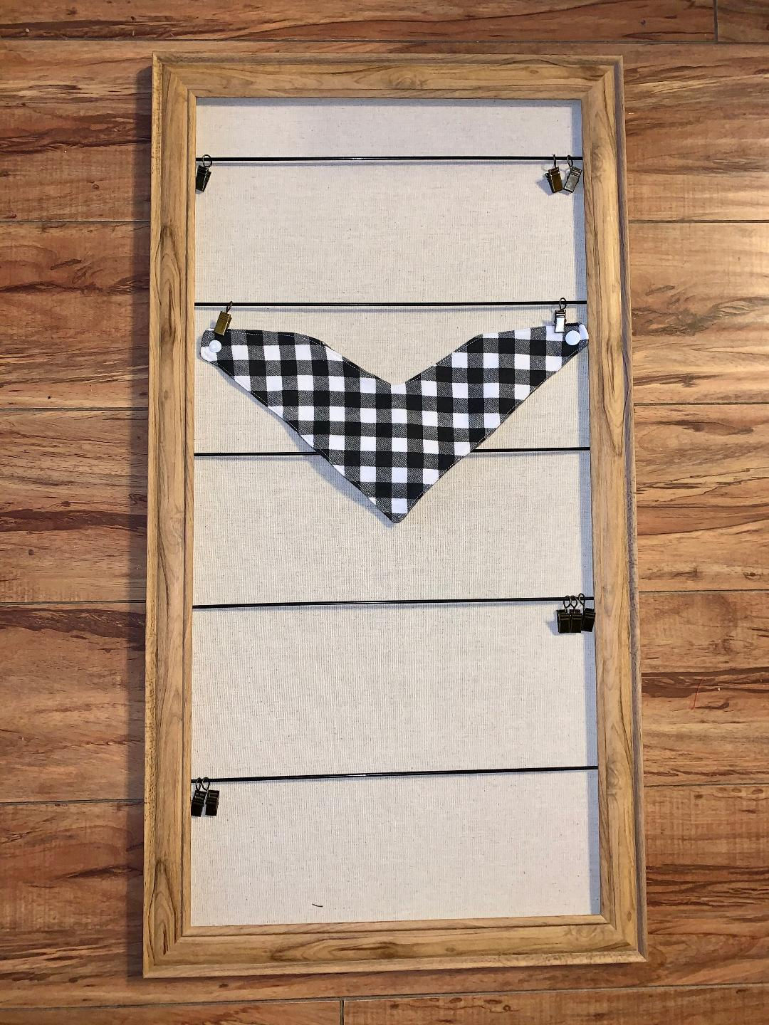 Baby Boy Flannel Bandana Bib