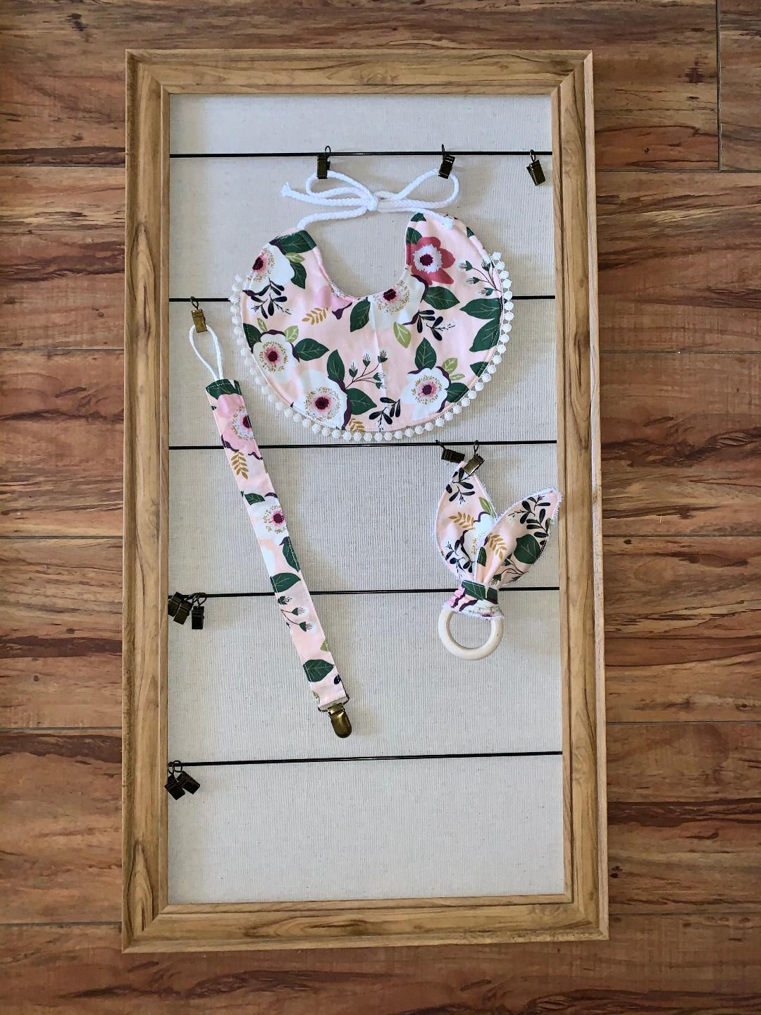 Chic Floral Baby Set