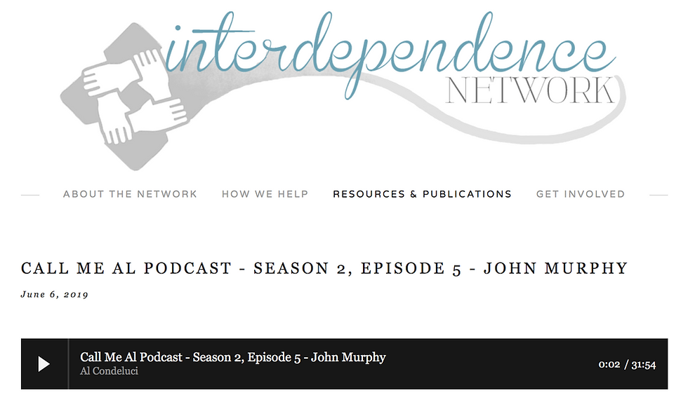 linked image of the Call Me Al Podcast episode with John Murphy