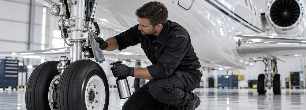 Landing Gear Detailing aircraft detailing service
