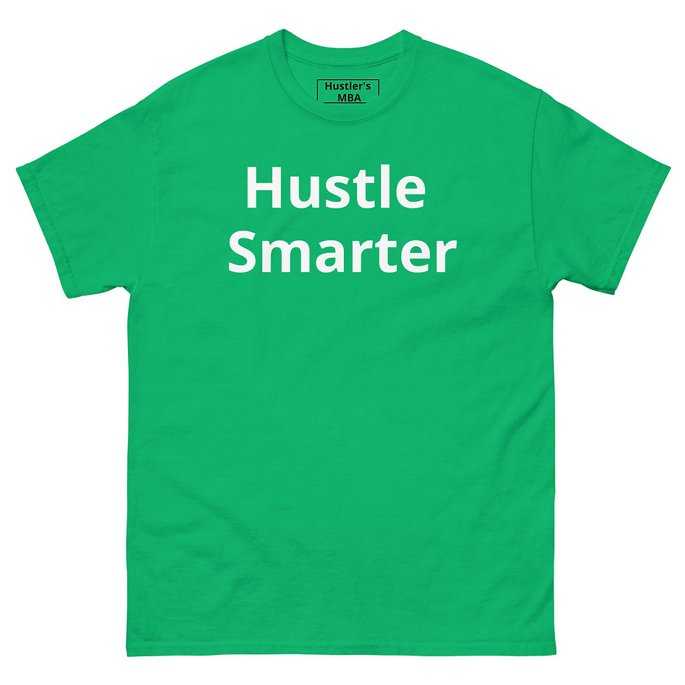 Thumbnail: Hustle Smarter Unisex classic tee