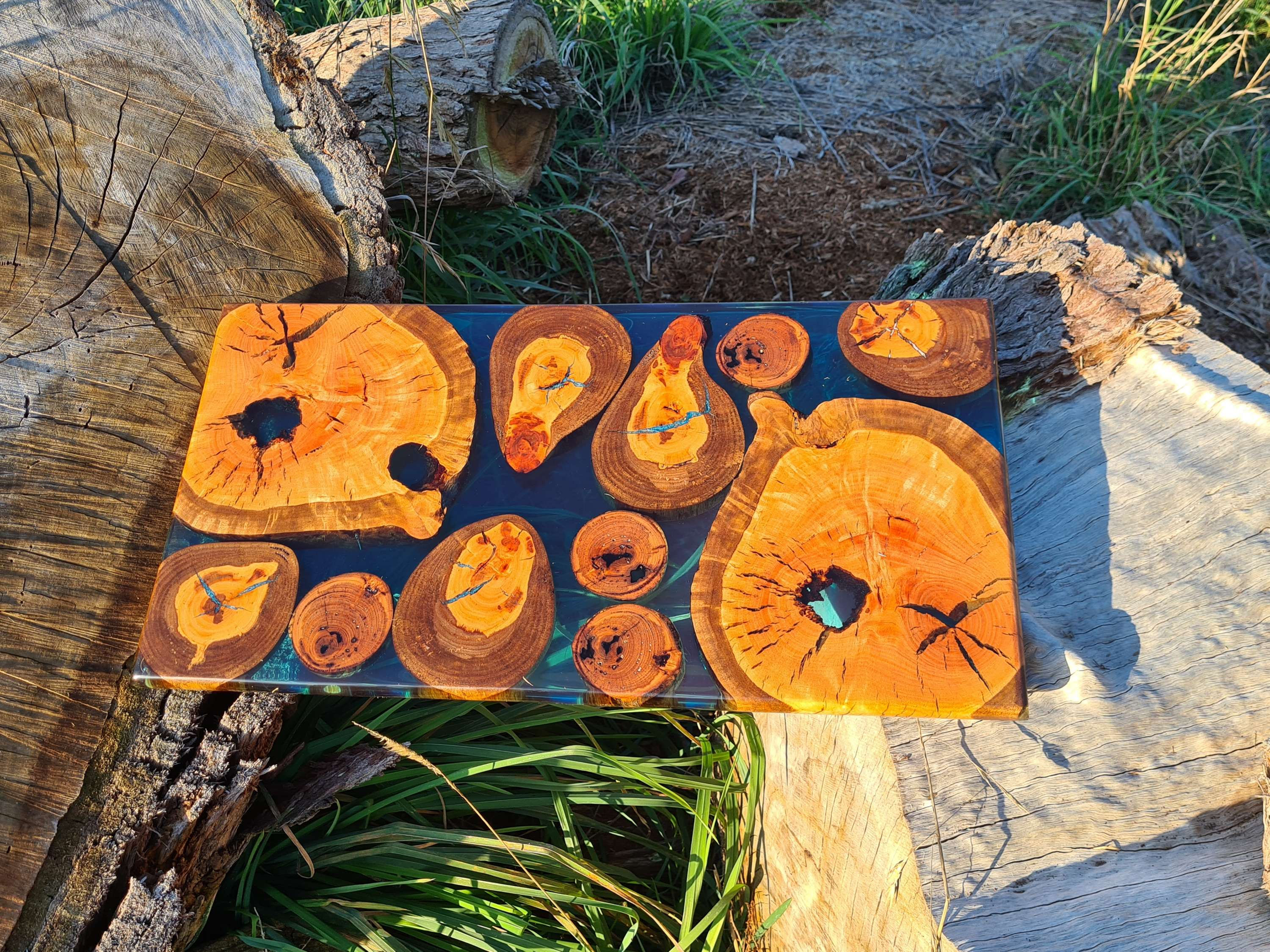 Blue Lagoon Serving board