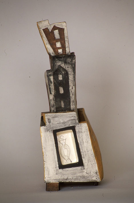 London Street Scape , Contemporary Ceramics , Slab Built , Clay, Ceramic , One Off