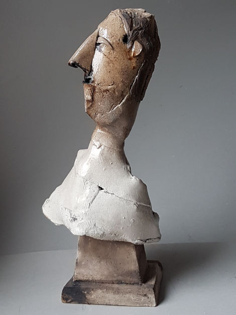 Ceramic , Clay , One Off , Contemporary Ceramics , Portrait Head 