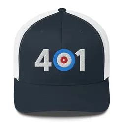 401 Area Code Curling Hat