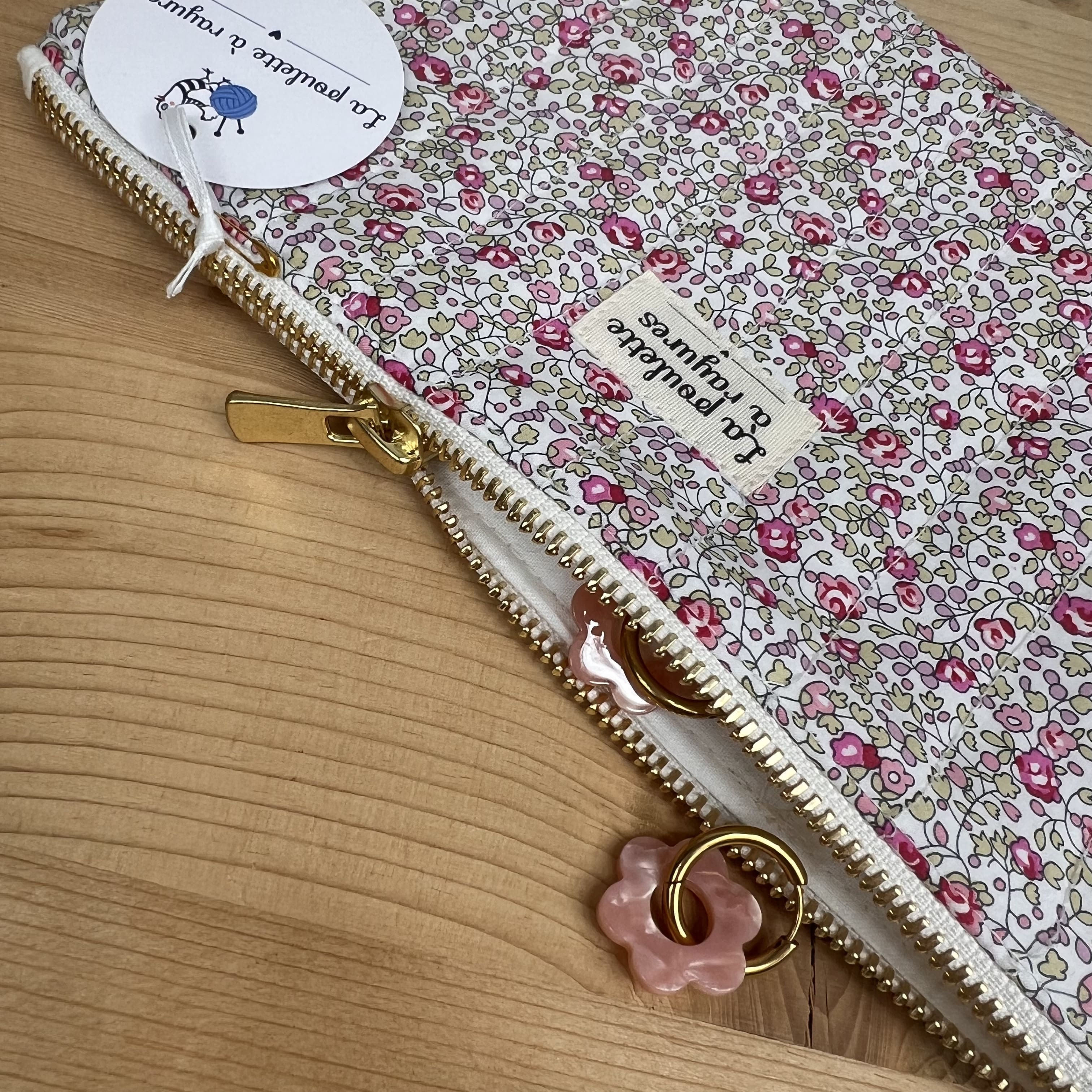 Pochette Liberty Eloïse rose