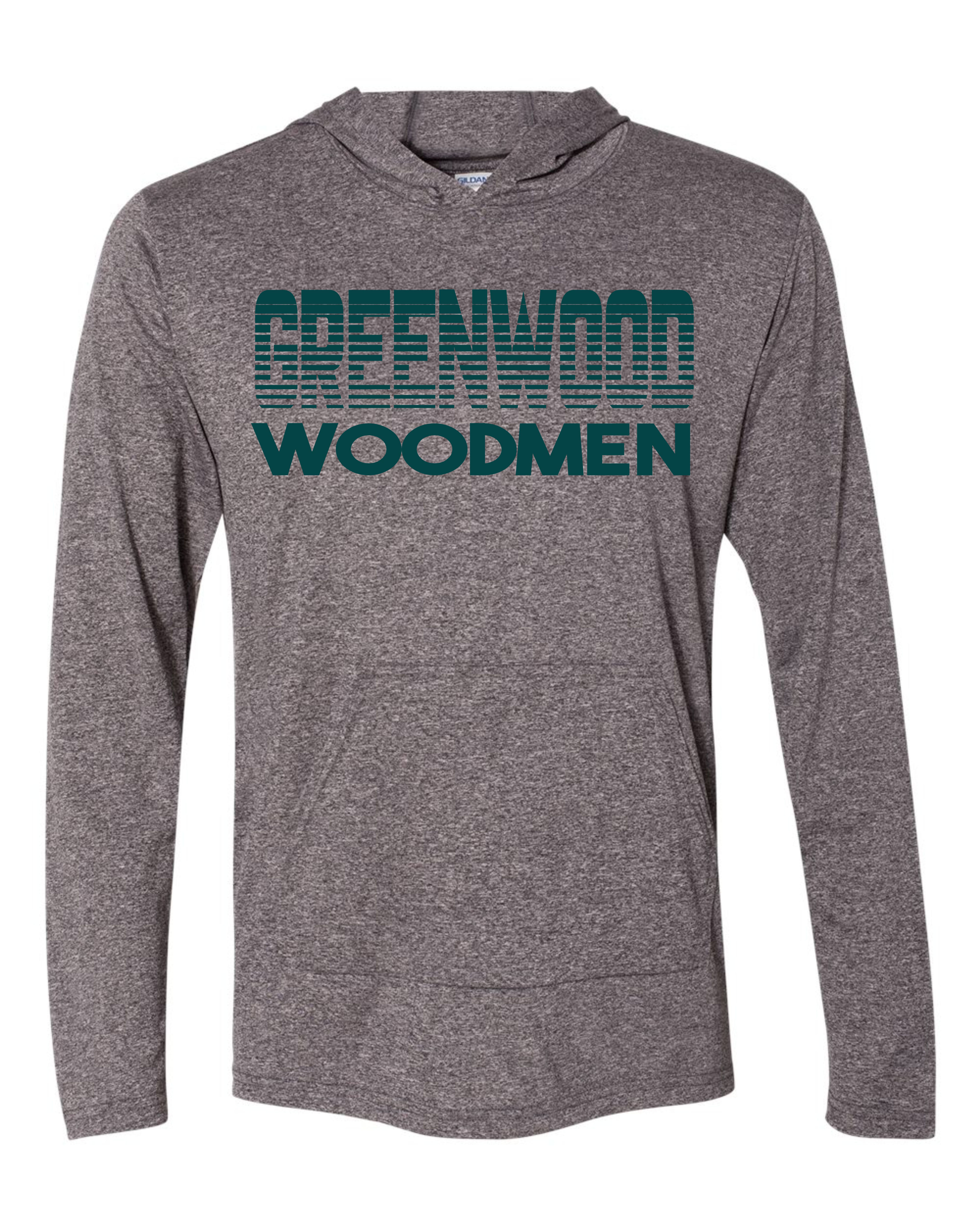 Greenwood Woodmen-Dri Fit Long sleeve Hooded T-shirt