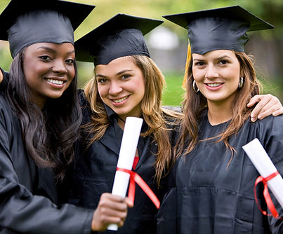 Graduates Smiling Together