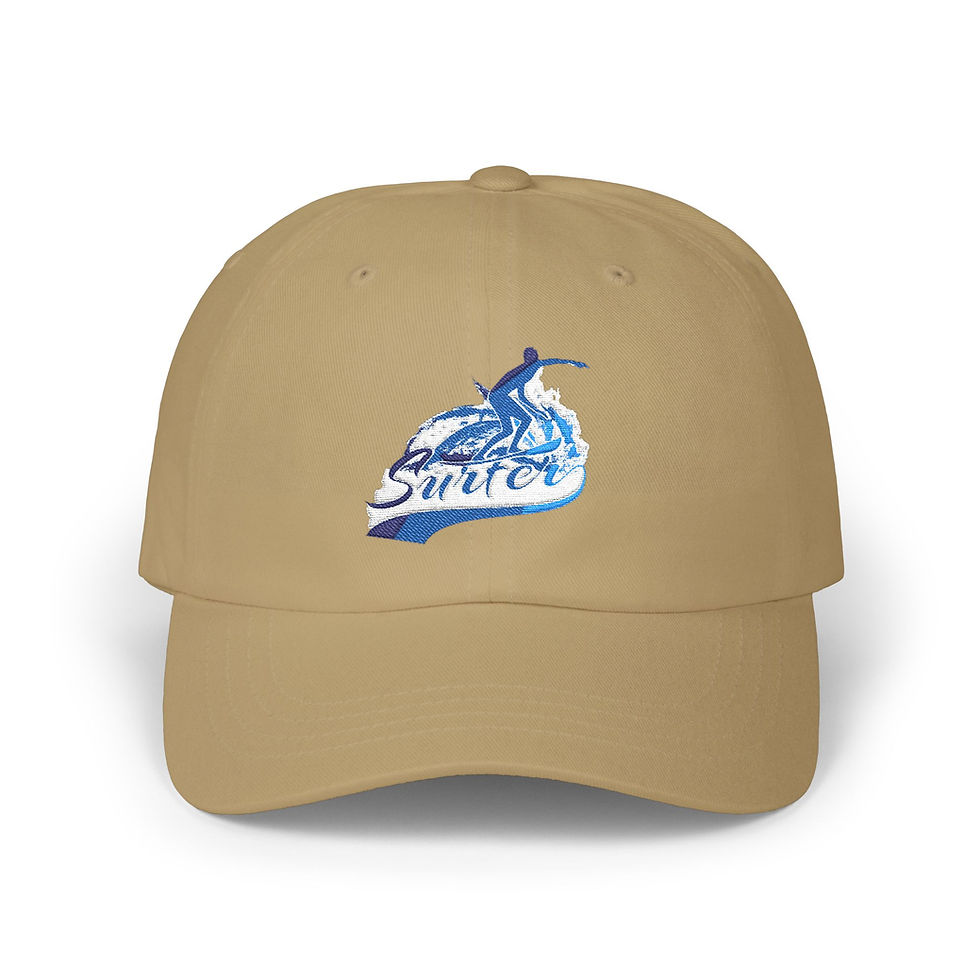 Thumbnail:  Surfing Wave Embroidered Hat