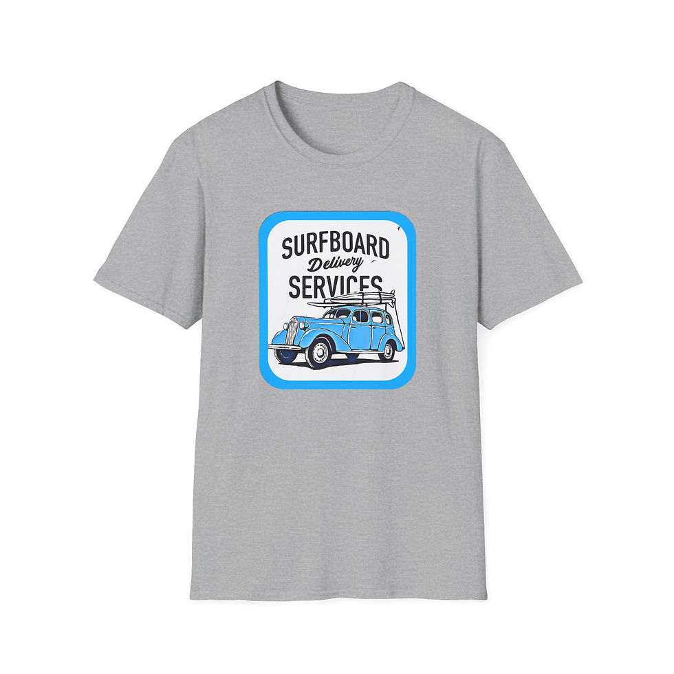 Thumbnail: Surfboard Delivery Services Tee — Vintage Surf Van Graphic T-Shirt