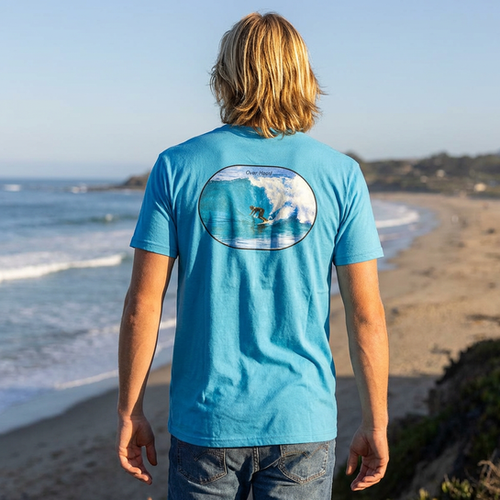 Wave Core Surf Wave Core Cotton Tee — Small Chest Logo & Back Surf Photo | BEAR ...