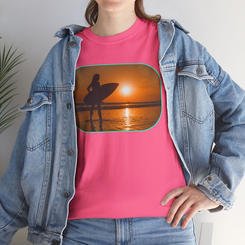 Thumbnail: Sunset Surf Silhouette T-Shirt