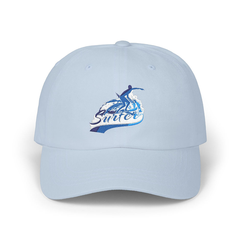 Thumbnail:  Surfing Wave Embroidered Hat