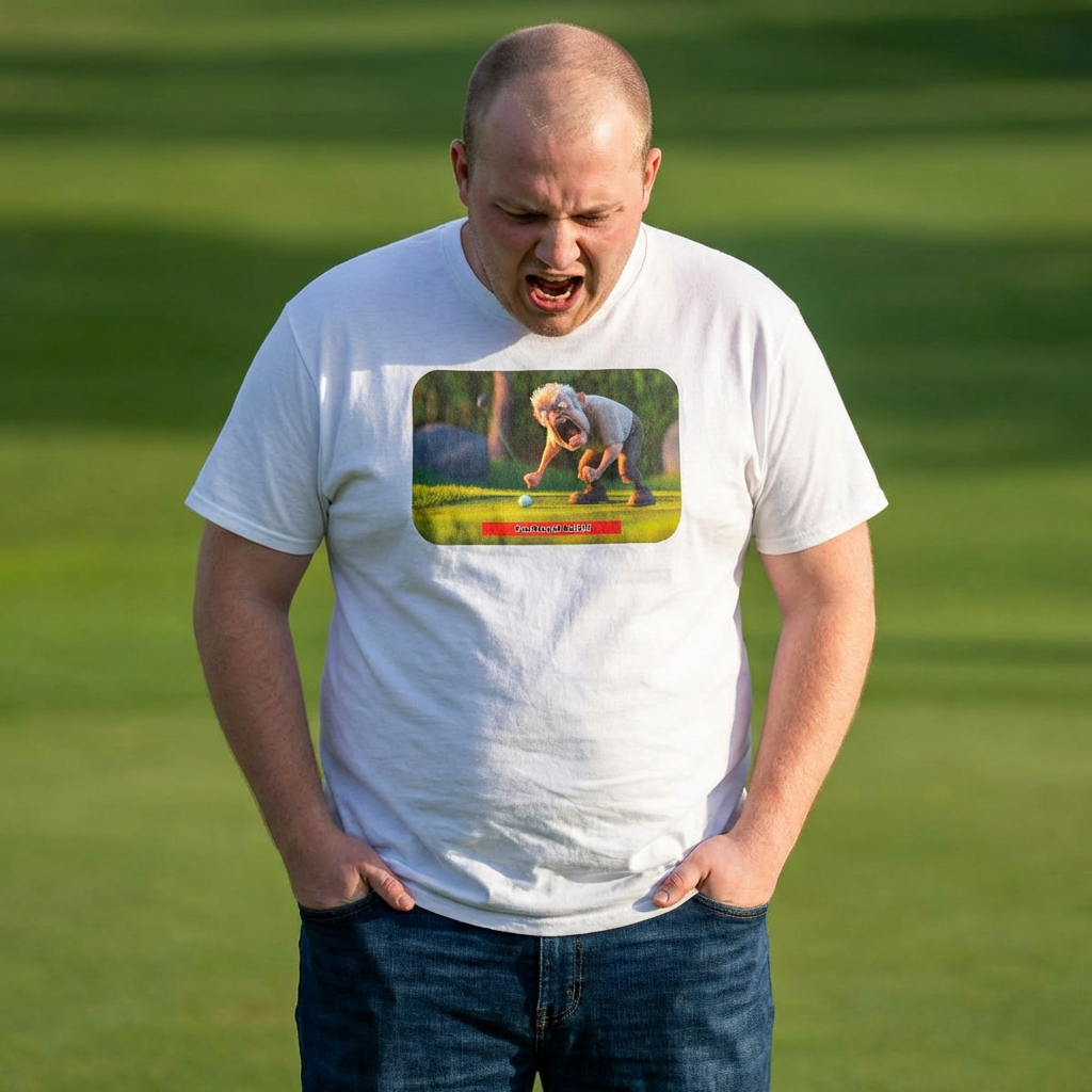 Golf Swing Cartoon | T-Shirt