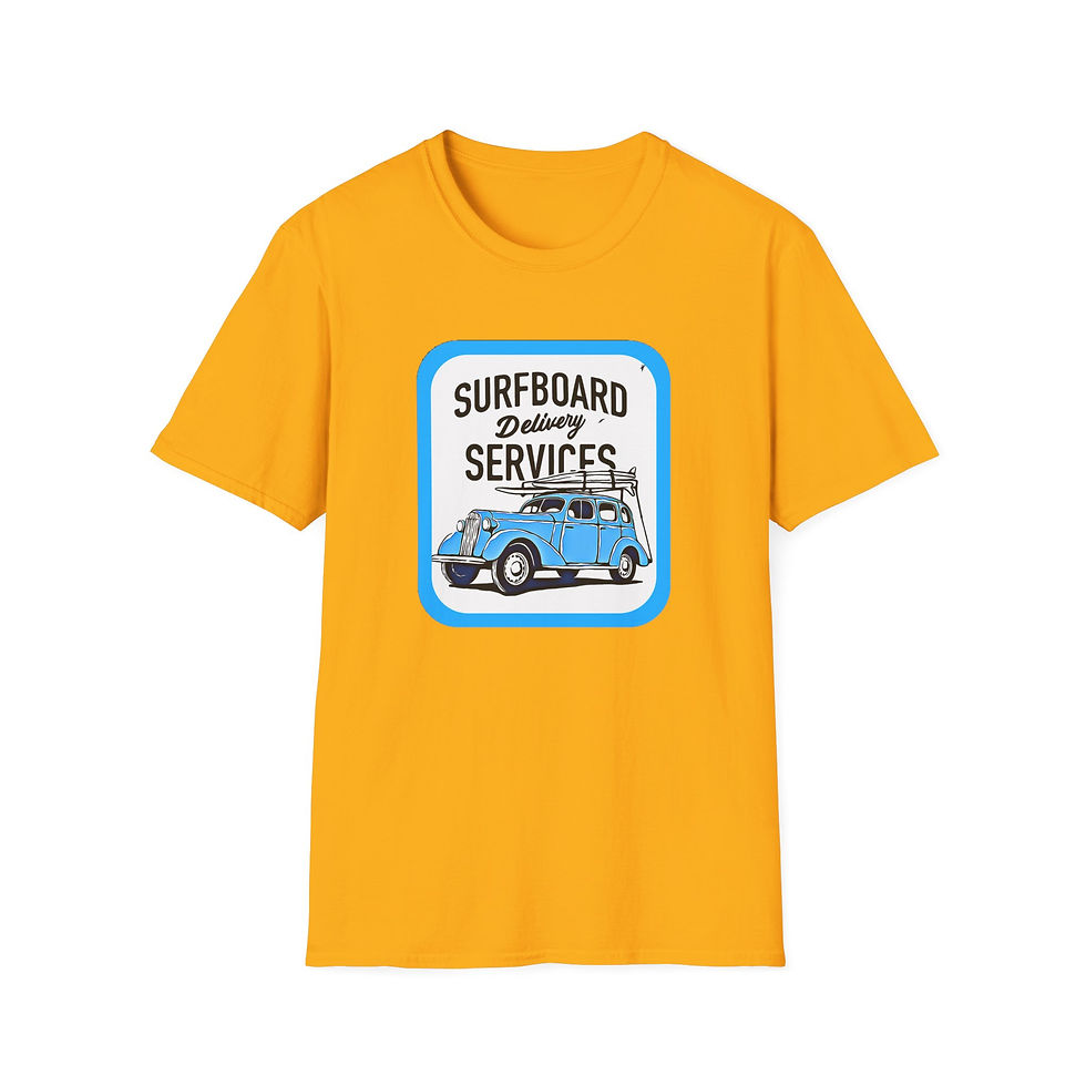 Thumbnail: Surfboard Delivery Services Tee — Vintage Surf Van Graphic T-Shirt