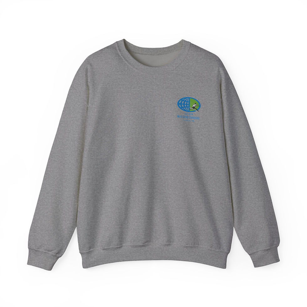 Thumbnail: World Surfing Championships Crewneck Sweatshirt — ISF/USSA Retro Surf Logo