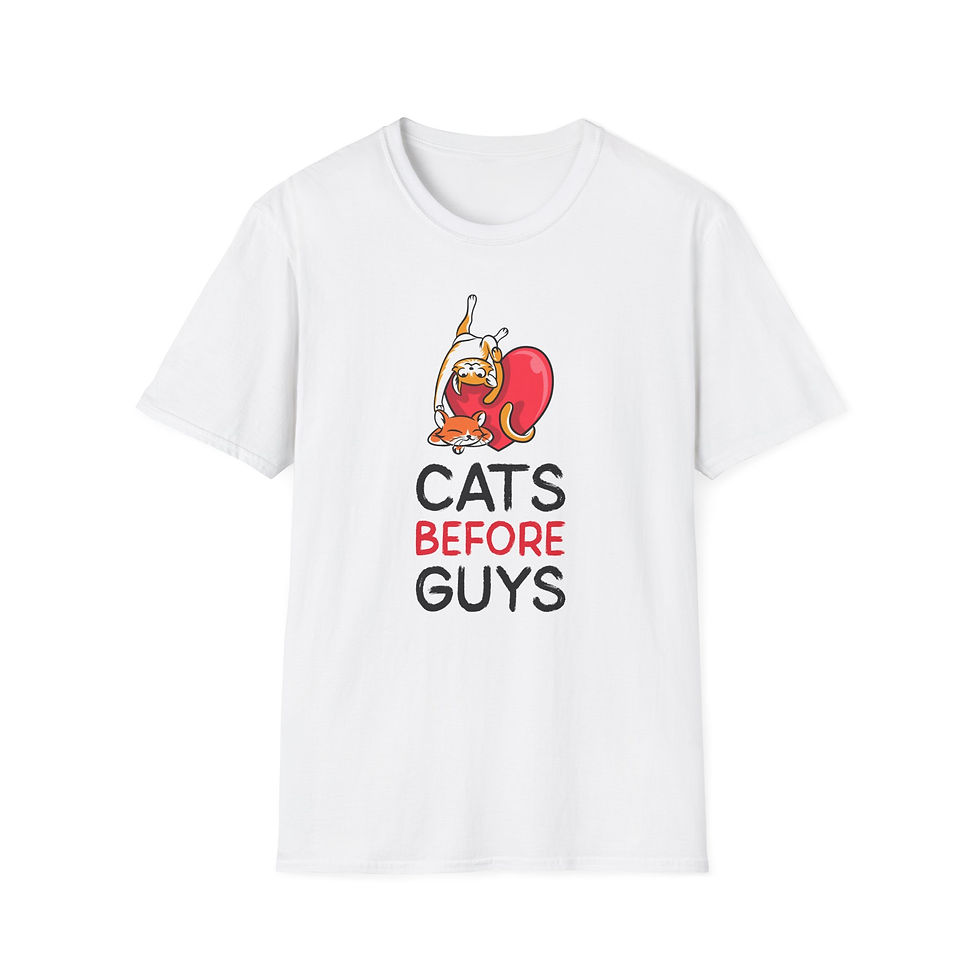 Thumbnail: Cats Before Guys T-Shirt 