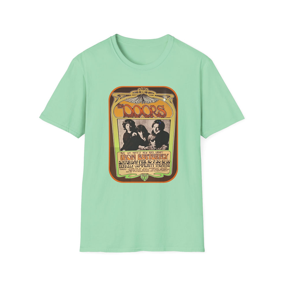 Thumbnail: The Doors Vintage Poster T-Shirt — Retro Psychedelic Band Tee