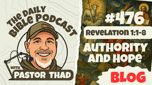 Daily Bible Podcast Logo and episode number