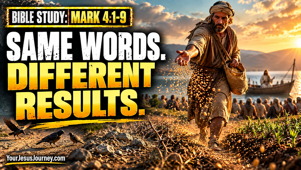 Jesus Told Everyone the Same Story. Why Did It Matter So Much? Mark 4:1-9